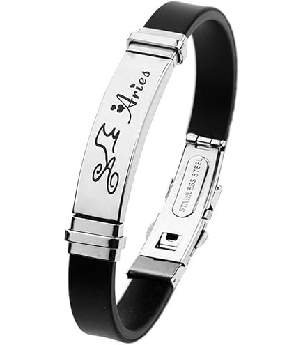 CECE&COLE Bracciale 12 Costellazioni - Bracciale Regolabile con Simbolo Oroscopo in Corda Nera, Collezione di Personalizzazione Simbolo Costellazione Zodiacale, Bracciale per Uomo Donna, Toro, 25 Cm