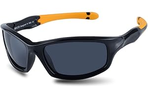 DUCO Occhiali da sole per bambini e bambine. dai 5 ai 12 anni. In gomma Totalmente Flessibile. Protezione 100% UV400. Sicuri, confortevoli e molto resistenti.