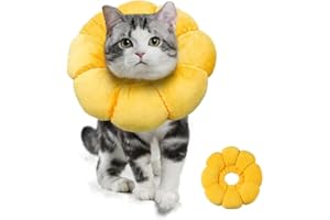 LATRAT 1 sztuka obroża dla kotów, obroża dla kotów, regulowany kołnierz ochronny dla kotów, małych psów, gojenie się ran po operacji zwierzęcia domowego, M