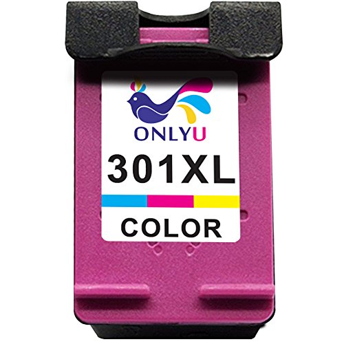 ONLYU 3Pack Kompatible Tintenpatronen HP 301 xl 301xl für HP Officejet 2620 4630 2622 2624 4632 4634 4636 ENVY 4507 4503 4505 4507 4508 4509 4506 5532 4502 4504 4501 5534 5539 5536 4500 5530 Deskjet 1000 1010 3000 1050 1050A 1055 1510 1512 1514 2000 2050 2050a 2510 2514 2512 2544 2549 2547 2543 2548 2540 2054A 3050 3000 3050A 3055 3055A 3054A 3052A 3060 2540 2542 3057 3059 3059a 1512 1514(2Schwarz + 1Farbig) - 2
