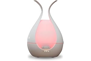 ZEN ARÔME Zen'Aroôme - Diffusore di olio essenziale Hera, diffusore ad ultrasuoni aromaterapia a freddo, diffusore umidificatore elettrico, illuminazione a LED, design moderno, silenzioso e compatto