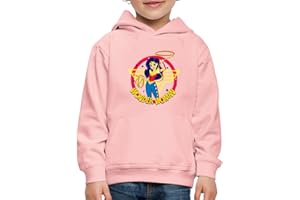 Spreadshirt DC Super Hero Girls Wonder Woman Lasso Magique Pull À Capuche Premium Enfant