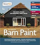 Exterior Paint & Primer in One, TekTor Barn Paint, Professional for Timber Barns, Masonry, Stables, Sheds, Fences, Brown Matt 20lt