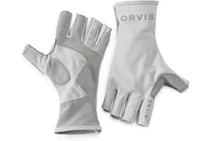 Orvis SUN GLOVES color: Light Gray (4 sizes: S-M-L-XL) (Meddium)