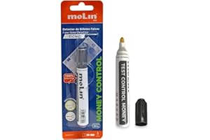 PAPELIVI Rotuladores Rotulador Bolígrafo Detector Billetes Falsos boli apto para todos los billetes de Euros, Dólar, Libras. Fabricado en España (1)