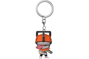 Funko Pop! Keychain: Chainsaw Man - Chainsaw Man - Mini Figura in Vinile da Collezione Novità Portachiavi - Riempitivi per Calze - Idea Regalo - Merchandising Ufficiale - Anime Fans - Minifigure