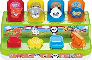 BAYBEE Plastic Pop-Up Animal Shapes & Colors Activity Bugs Development Toy