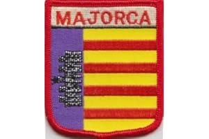 1000 FLAGS Majorque Écusson brodé Flag Patch Espagne