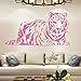 Produktbild xingbuxin Muyuchunhua Fierce Tiger Wandaufkleber Für Mann Wohnkultur Wohnzimmer Schulzimmer Bad Vinyl wasserdichte Wandkunst Aufkleber PVC 6 L 43 cm X 80 cm