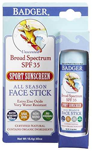 Badger Company All Season Face Stick Sonnenschutz fürs Gesicht LSF 30 ohne Duftstoffe 18,4 g - 2
