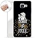Produktbild Finoo Samsung Galaxy A5 2017 Weiche flexible lizensierte Silikon-Handy-Hülle | Transparente TPU Cover Schale mit Harry Potter Motiv | Tasche Case mit Ultra Slim Rundum-schutz | Dobby ist frei