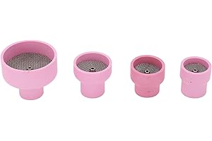 SPACNANA Kit Tazza TIG in Ceramica Rosa Set 12# 14# 16# 24# Diametro Interno 2,4 Mm