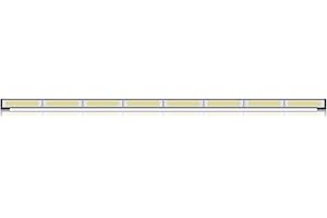 Raptors LED Technik Heckwarnsystem 90cm 10-30V DC Warnsystem zur Absicherung - Lauflicht für Rettungsdienst | Feuerwehr | Polizei