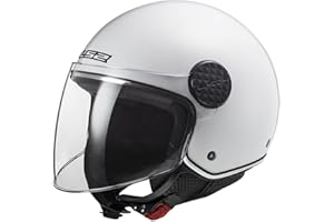 LS2, Casque Moto Jet SPHERE LUX Gloss White, XXL