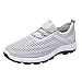 Produktbild QMBER Turnschuhe Herren, superhohe atmungsaktive Herren Turnschuhe mit coolen Laufschuhen (43 EU, Grau)
