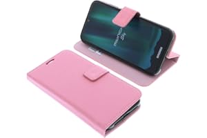 foto-kontor Custodia a libro compatibile con Brondi Midnight Sky cover di colore rosa