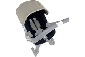 BROGTORL Stroller Change Kit, Canopy Cover, Seat Cushion Compatible with Doona Car Seat Buggy (Natural Green)