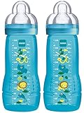 Mam 950500 Baby Bottle 330 ml 2-Pack for Boys