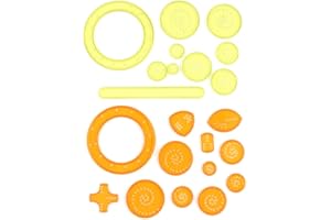 XPEX 22 Stück Spiral Designer, Spirograph Erwachsene, Multifunktionales Spirograph Zeichenwerkzeug,Zeichenspielzeug Set,Spiralbilder Zeichen Set,Kreatives Zeichen Set Für Kinder Malschablonen(Farbe)