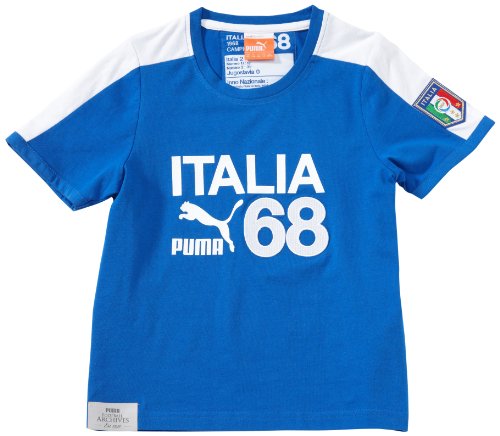 PUMA Kinder T-Shirt Football Archives T7 Ringer, team power blue-figc, 176, 740805 01