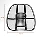 Zehui Mesh Back Lumbar Support Massage Beads For Car Seat Chair Massage Cushion