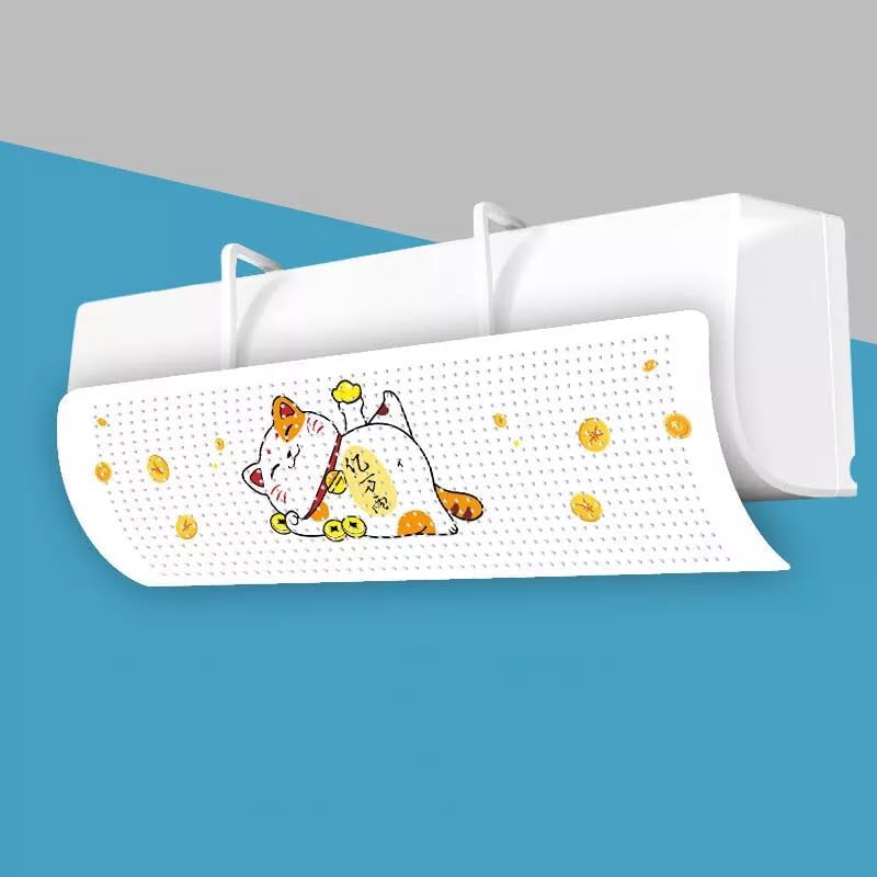 Maximize Comfort with the Adjustable Air Conditioner Deflector Sliping Cat
