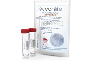 Oceanlife Aquatic Lab - Kit per analisi di Laboratorio con ICP-OES - Acqua Marina: 64 parametri, Rapporto C:N:P + Acqua osmotica: 59 parametri