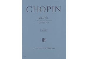 Etüde E-dur op. 10,3: Besetzung: Klavier zu zwei Händen (G. Henle Urtext-Ausgabe)