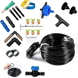 DK Craft Touch Drip Irrigation (Kit For 20 plants) Garden Irrigation System Set DIY Plant Watering System for Saving Water Mist Cooling of Garden Greenhouse Patio Lawn