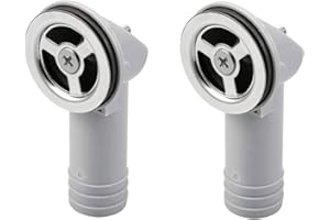 YIHECWY 2 Pieces Kitchen Sink Accessories Overflow Round Interface Overflow Round Interface for Home Hotel Shopping Mall and other Places