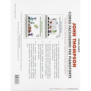 John Thompson's Corso Facilissimo Per Pianoforte: Prima Parte (Book & CD)