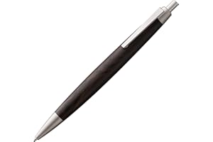 Lamy Długopis 2000 blackwood – szlachetny długopis z obudową z drewna grenadilla i wykończeniem palladu – idealnie wyważony – w zestawie wkład o dużej pojemności M 16 o szerokości ściegu M w kolorze