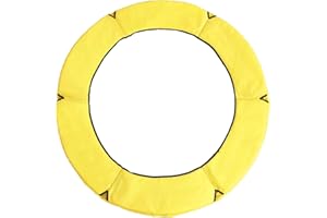 SUPATMUL Cubierta para trampolín, diámetro 140 cm, Resistente a los Rayos UV, Cubierta Resorte, protección Bordes, Alfombrilla Seguridad, Accesorio para Cama elástica