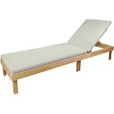 BYSAY TAŞINIR KATLANIR ŞEZLONG MİNDERİ KAMP MİNDERİ SU İTİCİ KUMAŞ FERMUARLI 5 CM(KREM)