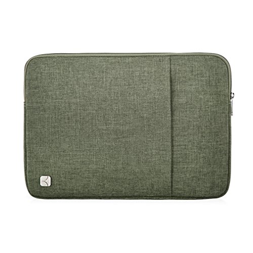 CAISON Laptop Hülle Case Wasserdicht Tasche Für 12.5″ Notebook Computer / 12″ – 12.6″ 2-in-1 Tablet Laptop / Apple 13″ MacBook Pro Mit Retina Display / 13″ MacBook Air / 12.9″ iPad Pro (Armeegrün) - 2