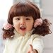 Produktbild spritech (TM) Kinder Lovely Stilvolle flauschig Realistische kurz gewellt Kunsthaar Haar Perücke Faser Perücke, Deep Brown, 1-4 years old