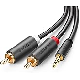 Ugreen 3.5mm AUX RCA Ses Kablosu, 1.5 Metre