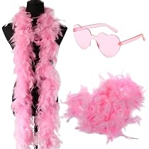 Foulard à Plumes Doux Et Élégant Pour Femme - Accessoire Idéal Pour Halloween, Noël, Danse, Festivals Et Fêtes