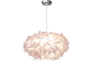 PETITES ECREVISSES Modern fjäderljuskrona hängande fjädrar takskärm 30 cm hängande lampa inomhus för vardagsrum barnrum