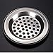 Price comparison product image Stainless Steel Kitchen Sink Drain Strainer Sieve. Ideal for Bath Bathroom Shower Kitchen walls going over tiles and Kitchen Sink Strainer Shower Hair Sieve Strainer Hair Catcher