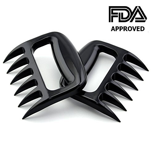 Dland Meat Claws (2er-Set) - Meat Shredder und Schweinefleisch Puller für BBQ Raucher- Meat Handler Carving Gabeln- Pulled Pork Claws zum Ziehen Schweinefleisch