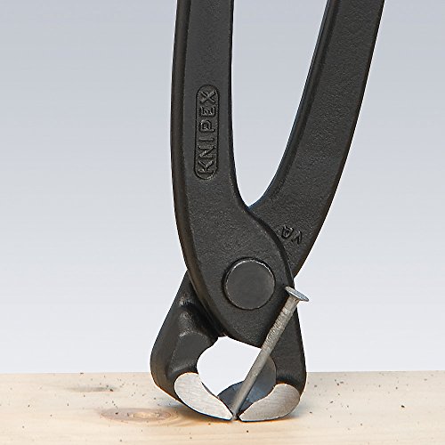 KNIPEX 99 01 200 Monierzange (Rabitz- oder Flechterzange) schwarz atramentiert mit Kunststoff überzogen 200 mm - 3