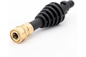 Yerleomit Adattatore per aste di prolunga per Worx Hydroshot accessori per lavaggio auto Worx Hydrosho autolavaggi a lancia corta, adattatore per aste di collegamento rapido accessori