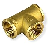 Stabilo-Sanitaer Messing Fitting T-Stück 1 Zoll DN25 Gewindefitting