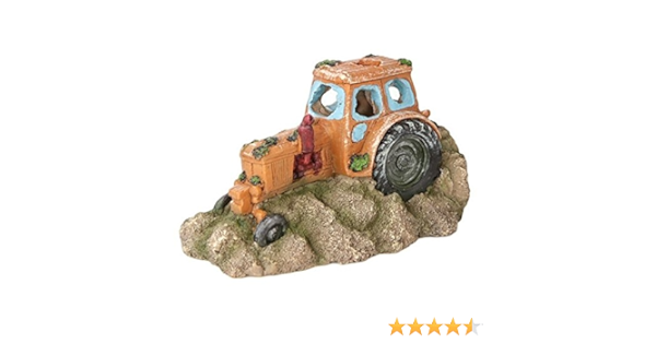 tractor fish tank decorations