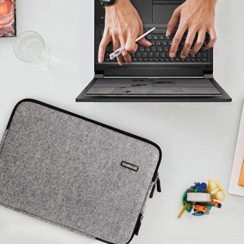 Inateck 15,4“ Filz-Sleeve für Laptops 15“ (MacBook Pro Retina Lenovo ThinkPad Dell Inspiron) Laptop-Schutzhülle, Notebookhülle Laptop-Tasche - 7