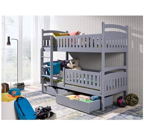 solid pine bunk beds with storage