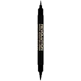Makeup Revolution, Thick & Thin Dual Liquid Eyeliner, Eyeliner liquido, 1ml