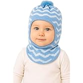 KETKAR Woolen Monkey Beanie Cap for Babies – Soft & Warm Winter Cap for Baby Boys & Girls