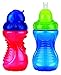 Nûby Flip-It No-Spill Cup (2 Pack, Boy Colours)
